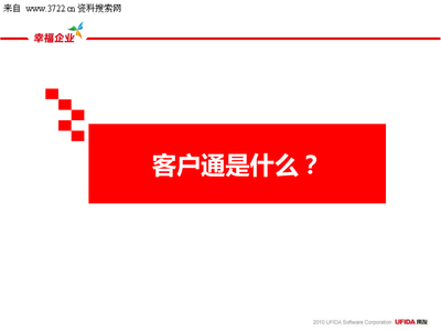 畅捷通软件CRM产品培训教材(PPT 76页)